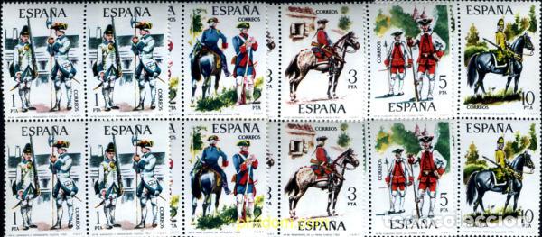 Sellos: 234333 MNH ESPA&Ntilde;A 1975 UNIFORMES MILITARES