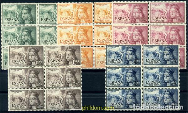 Sellos: 225737 MNH ESPA&Ntilde;A 1951 DIA DEL SELLO. 5 CENTENARIO DEL NACIMIENTO DE ISABEL LA CATOLICA