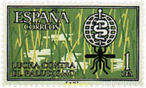 Sellos: 82320 MNH ESPA&Ntilde;A 1962 LUCHA COTRA EL PALUDISMO