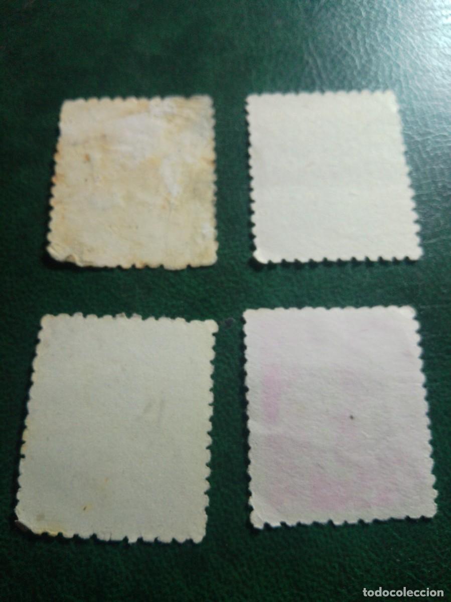 Sellos: FRANCO 20 CTS CENTIMOS X 4 ESPA&Ntilde;A USADO - Foto 2