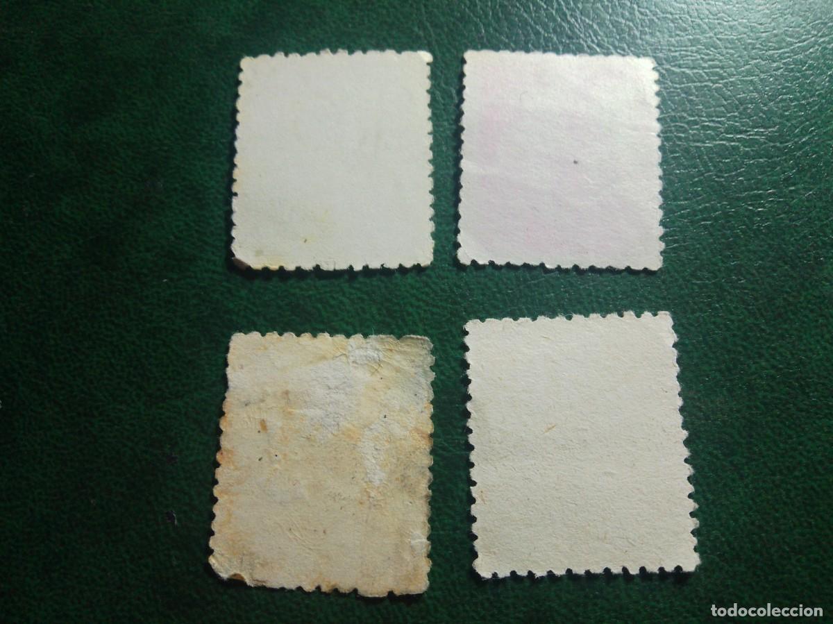 Sellos: FRANCO 20 CTS CENTIMOS X 4 ESPA&Ntilde;A USADO - Foto 2