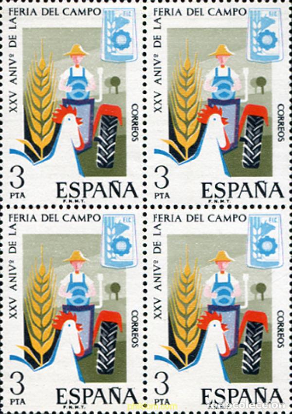 Sellos: 326520 MNH ESPA&Ntilde;A 1975 25 ANIVERSARIO DE LA FERIA DEL CAMPO