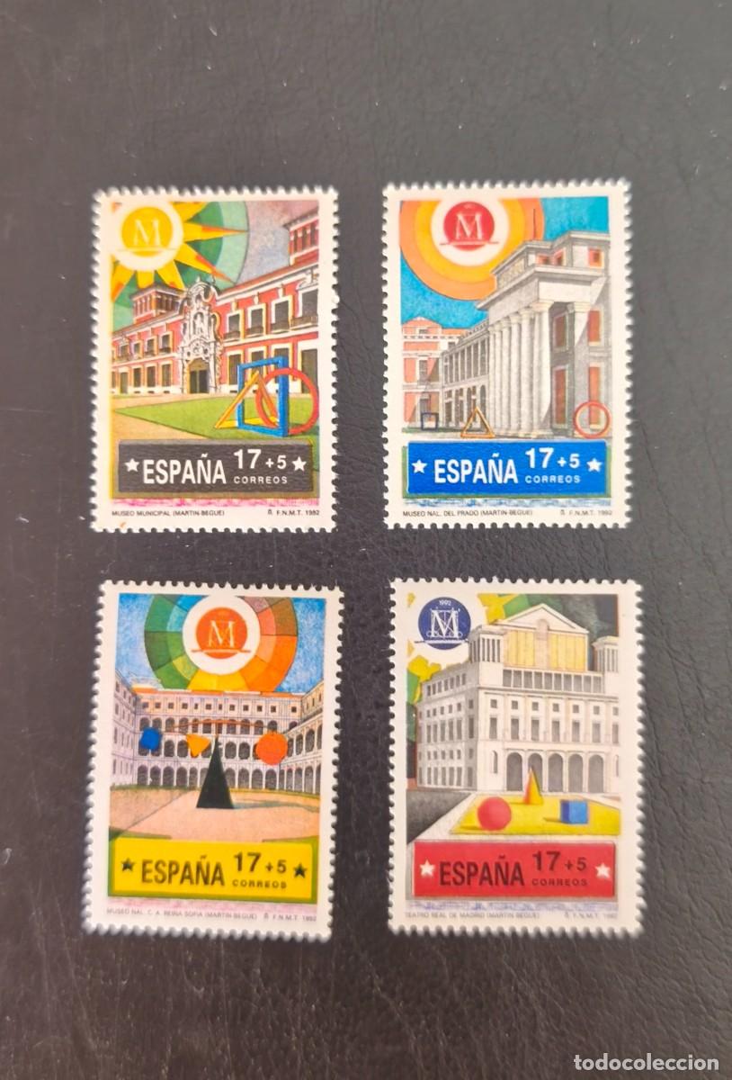Sellos: Espa&ntilde;a 1992. Madrid Capital Europea de la Cultura. Edifil 3228 / 3231 serie completa
