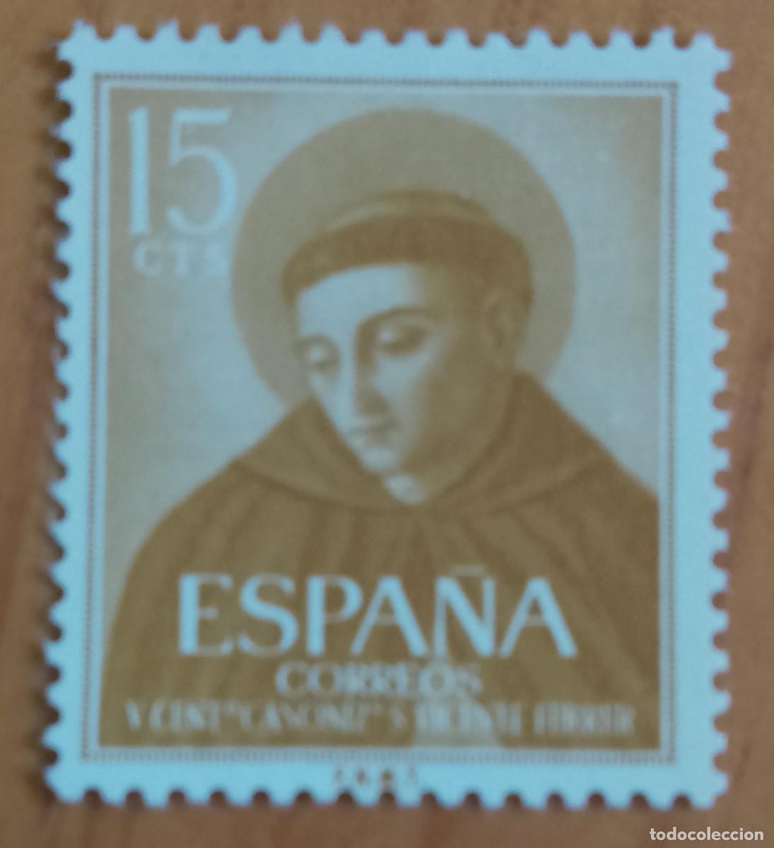 Sellos: SERIE - EDIFIL 1183 - A&Ntilde;O 1955 - V CENTENARIO DE LA CANONIZACI&Oacute;N DE SAN VICENTE FERRER
