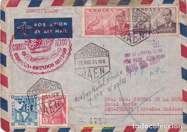Sellos: 622901 MNH ESPA&Ntilde;A 1951 4 CONGRESO DE LA UNION POSTAL DE LAS AMERICAS Y ESPA&Ntilde;A