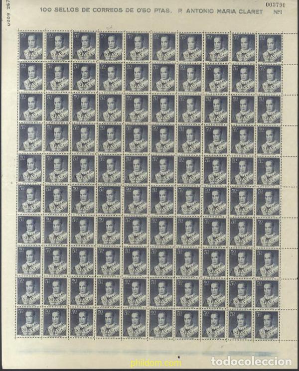 Sellos: 373645 MNH ESPA&Ntilde;A 1951 SAN ANTONIO MARIA CLARET