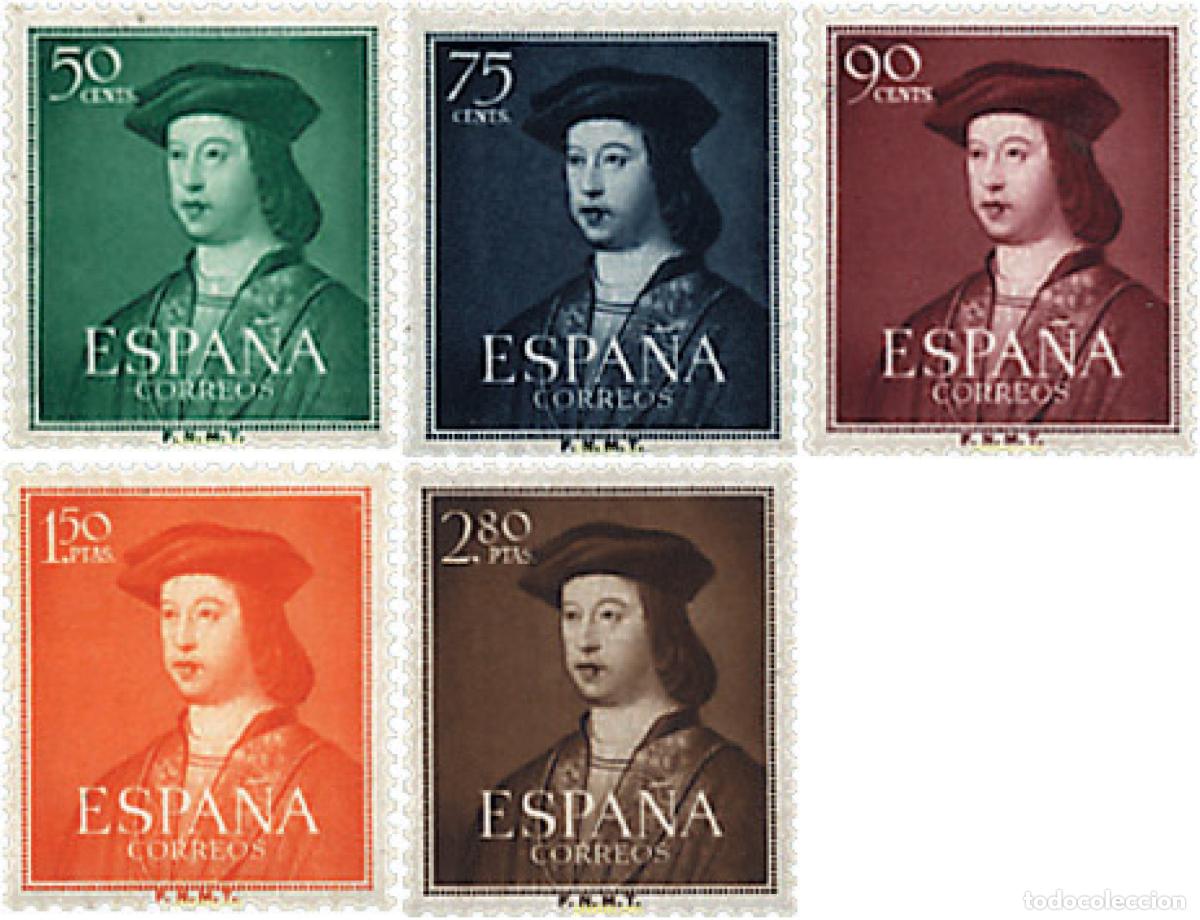 Sellos: 84360 MNH ESPA&Ntilde;A 1952 5 CENTENARIO DEL NACIMIENTO DE FERNANDO EL CATOLICO