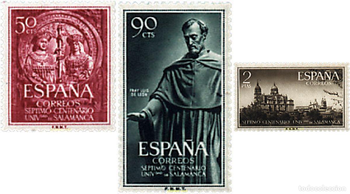 Sellos: 84375 MNH ESPA&Ntilde;A 1953 DIA DEL SELLO. 7 CENTENARIO DE LA UNIVERSIDAD DE SALAMANCA