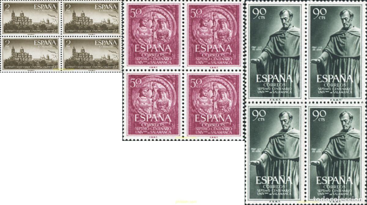 Sellos: 324005 MNH ESPA&Ntilde;A 1953 DIA DEL SELLO. 7 CENTENARIO DE LA UNIVERSIDAD DE SALAMANCA