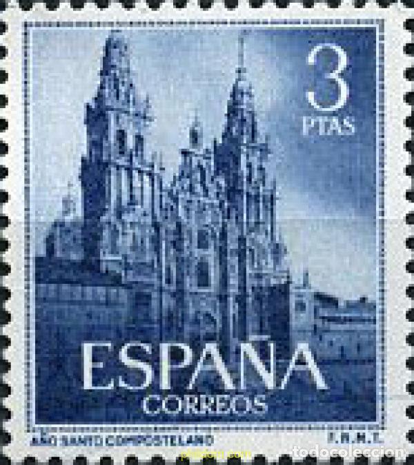 Sellos: 367027 HINGED ESPA&Ntilde;A 1954 A&Ntilde;O SANTO COMPOSTELANO