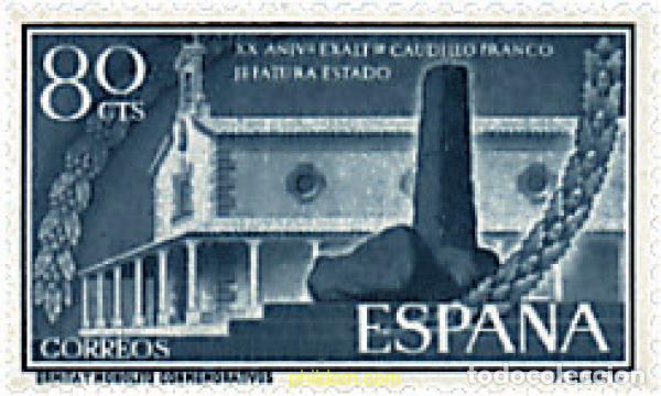 Sellos: 84394 MNH ESPA&Ntilde;A 1956 20 ANIVERSARIO DE LA EXALTACION DEL GENERAT FRANCO A LA JEFATURA DEL ESTADO