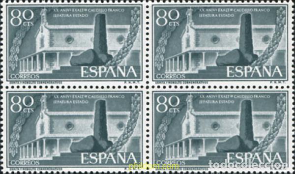 Sellos: 324948 MNH ESPA&Ntilde;A 1956 20 ANIVERSARIO DE LA EXALTACION DEL GENERAT FRANCO A LA JEFATURA DEL ESTADO
