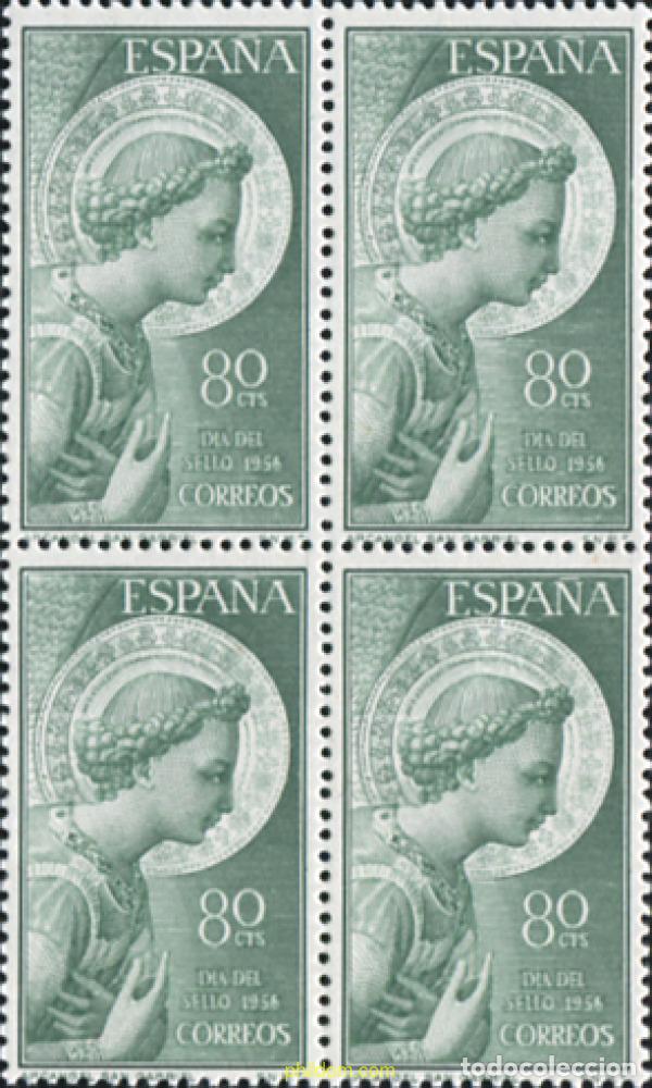 Sellos: 324009 MNH ESPA&Ntilde;A 1956 DIA DEL SELLO. ARCANGEL SAN GABRIEL