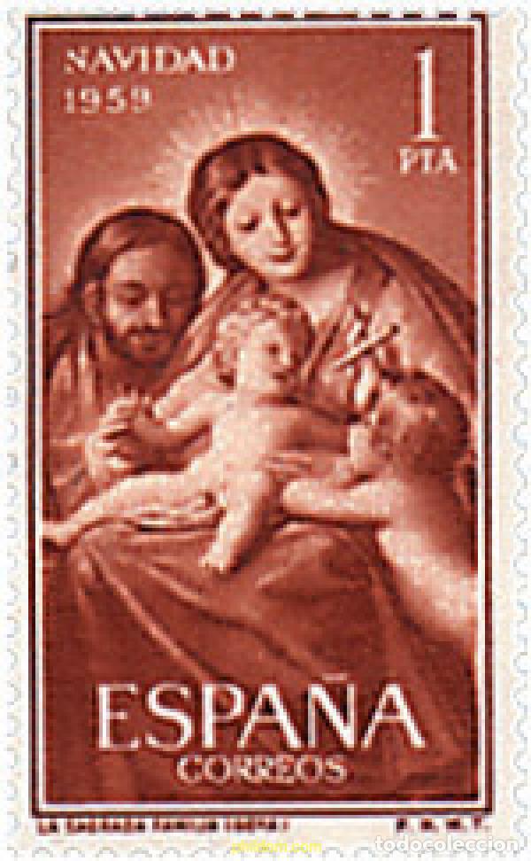 Timbres: 84415 MNH ESPA&Ntilde;A 1959 NAVIDAD