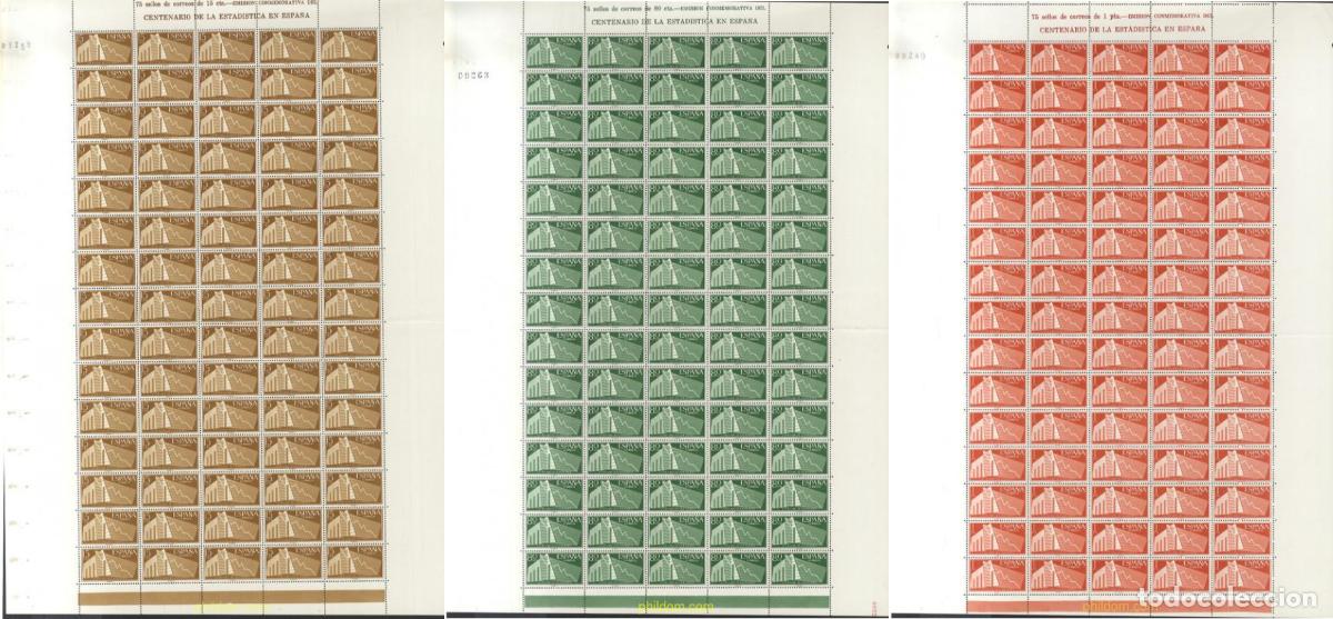 Sellos: 373667 MNH ESPA&Ntilde;A 1956 CENTENARIO DE LA ESTADISTICA ESPA&Ntilde;OLA