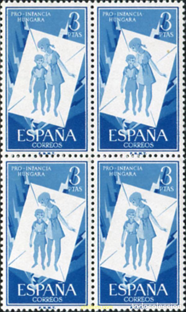 Sellos: 324949 MNH ESPA&Ntilde;A 1956 PRO INFANCIA HUNGARA