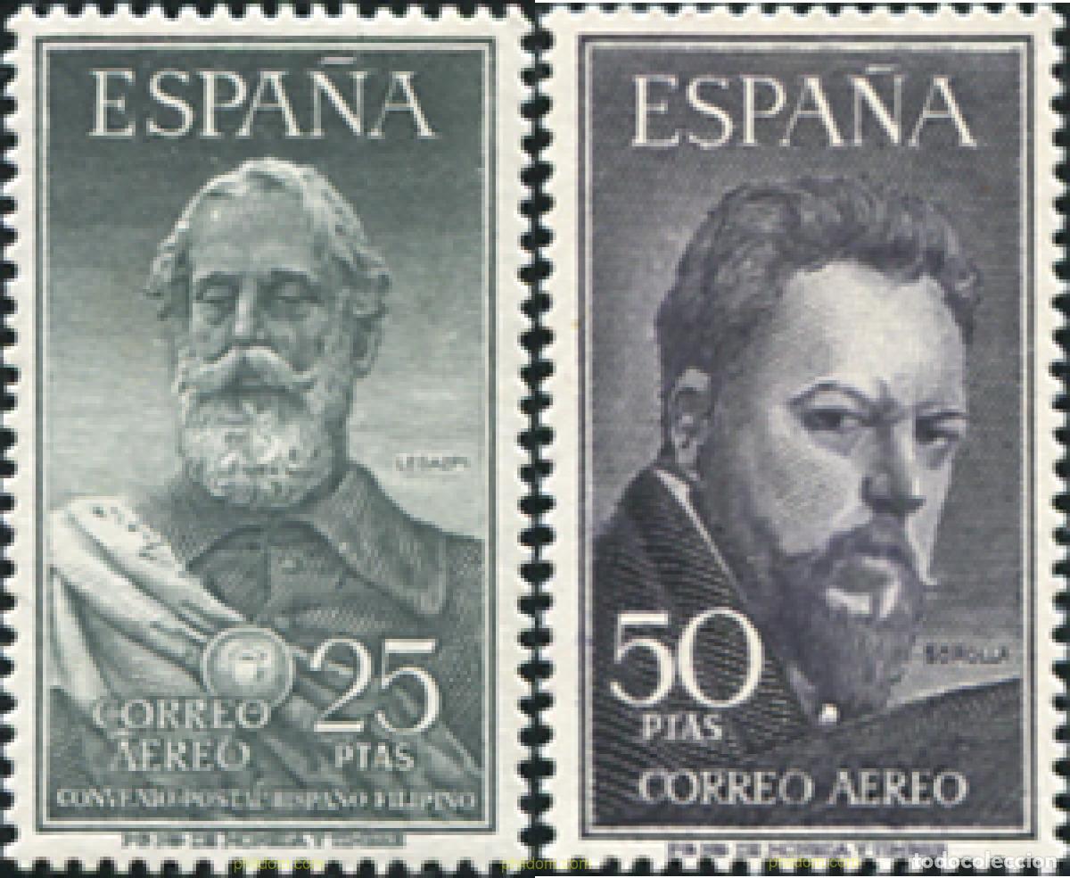 Sellos: 84364 MNH ESPA&Ntilde;A 1953 LEGAZPI Y SOROLLA