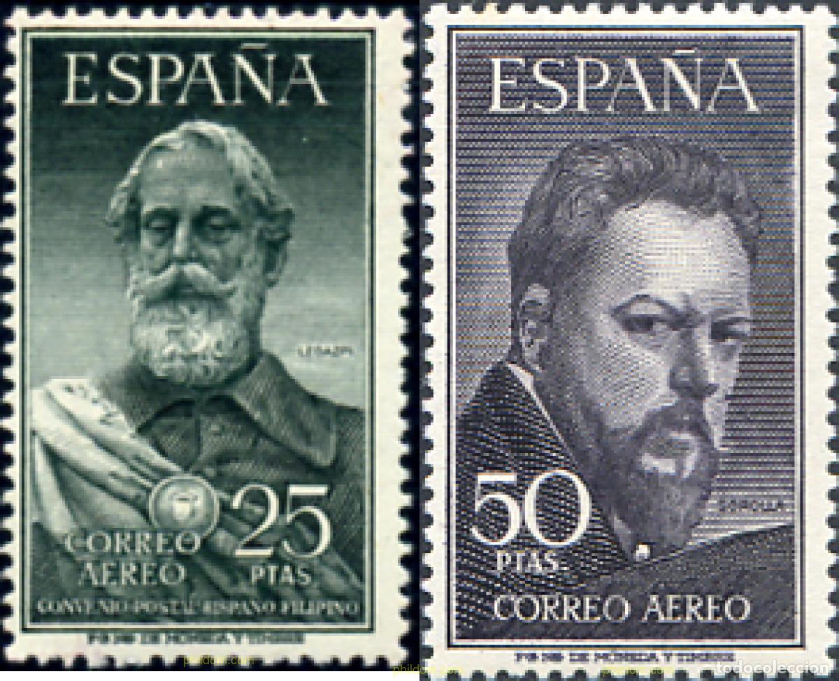 Sellos: 233007 HINGED ESPA&Ntilde;A 1953 LEGAZPI Y SOROLLA