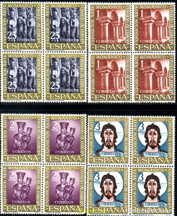 Sellos: 236709 MNH ESPA&Ntilde;A 1961 7 EXPOSICION DEL CONGRESO DE EUROPA. ARTE ROMANTICO