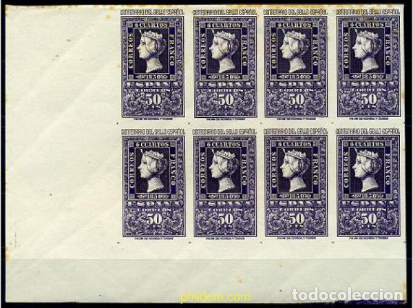 Sellos: 210711 HINGED ESPA&Ntilde;A 1950 CENTENARIO DEL SELLO ESPA&Ntilde;OL