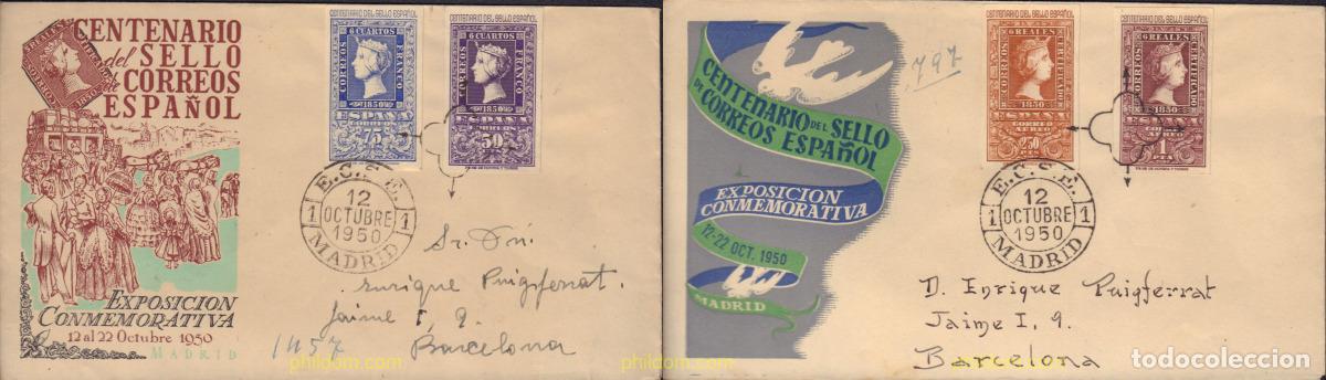 Sellos: 595792 MNH ESPA&Ntilde;A 1950 CENTENARIO DEL SELLO ESPA&Ntilde;OL