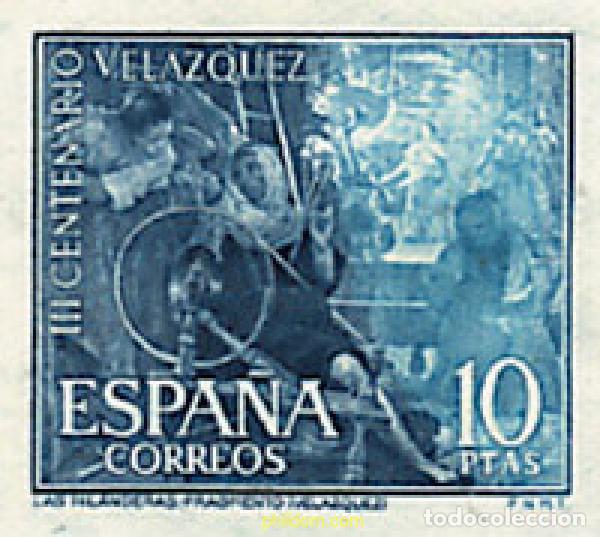 Sellos: 364129 MNH ESPA&Ntilde;A 1961 3 CENTENARIO DE LA MUERTE DE VELAZQUEZ