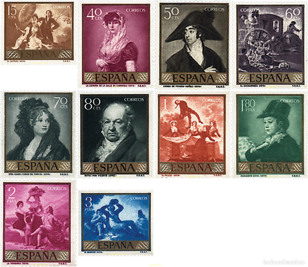 Sellos: 84397 MNH ESPA&Ntilde;A 1958 DIA DEL SELLO. FRANCISCO GOYA Y LUCIENTES