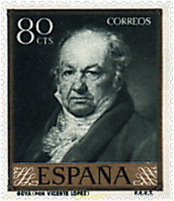 Sellos: 250010 MNH ESPA&Ntilde;A 1958 DIA DEL SELLO. FRANCISCO GOYA Y LUCIENTES
