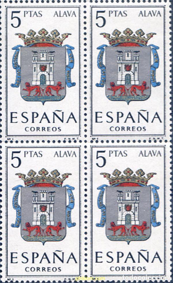 Sellos: 322537 MNH ESPA&Ntilde;A 1962 ESCUDOS DE CAPITALES DE PROVINCIA
