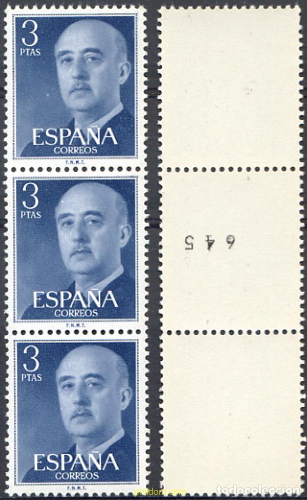 Sellos: 4071 MNH ESPA&Ntilde;A 1955 GENERAL FRANCO