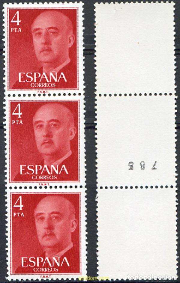 Sellos: 4072 MNH ESPA&Ntilde;A 1955 GENERAL FRANCO