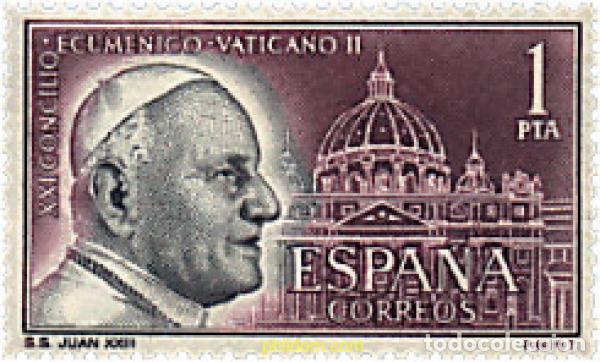 Sellos: 84576 MNH ESPA&Ntilde;A 1962 CONCILIO VATICANO II