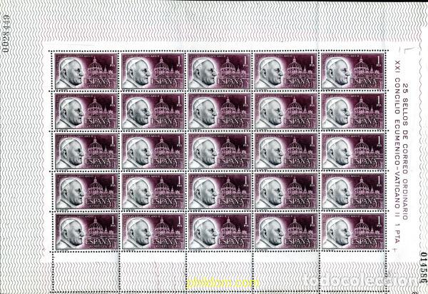 Sellos: 249331 MNH ESPA&Ntilde;A 1962 CONCILIO VATICANO II
