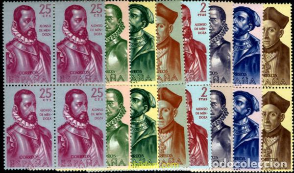 Sellos: 233784 MNH ESPA&Ntilde;A 1962 FORJADORES DE AMERICA