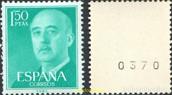 Sellos: 232395 MNH ESPA&Ntilde;A 1955 GENERAL FRANCO
