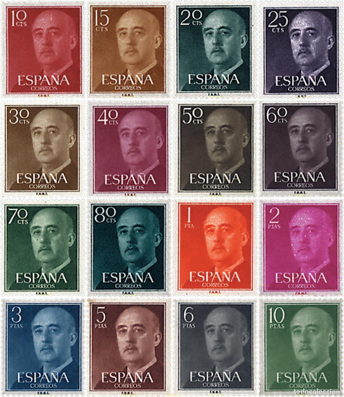 Sellos: 354339 MNH ESPA&Ntilde;A 1955 GENERAL FRANCO