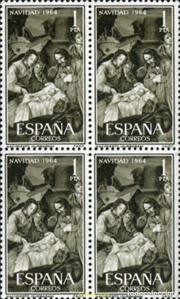 Sellos: 324053 MNH ESPA&Ntilde;A 1964 NAVIDAD