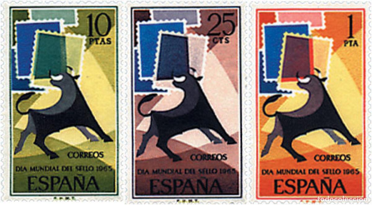 Selos: 233386 HINGED ESPA&Ntilde;A 1965 DIA MUNDIAL DEL SELLO