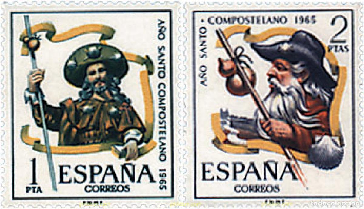 Selos: 84611 MNH ESPA&Ntilde;A 1965 A&Ntilde;O SANTO COMPOSTELANO