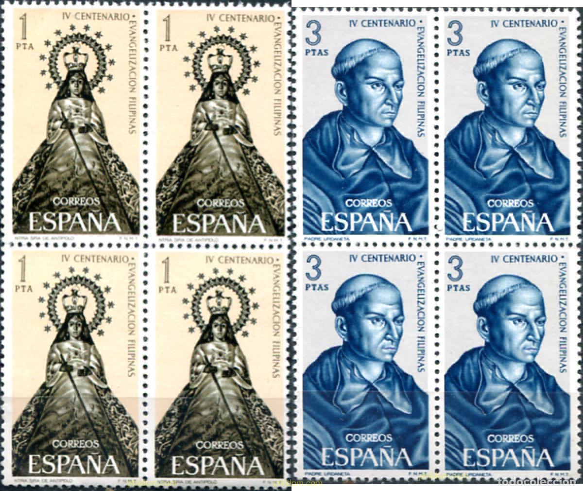 Sellos: 323822 MNH ESPA&Ntilde;A 1965 4 CENTENARIO DE LA EVANGELIZACION DE FILIPINAS