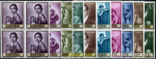 Selos: 233734 MNH ESPA&Ntilde;A 1965 DIA DEL SELLO. JULIO ROMERO DE TORRES