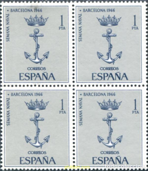 Sellos: 324020 MNH ESPA&Ntilde;A 1966 SEMANA NAVAL - Foto 1