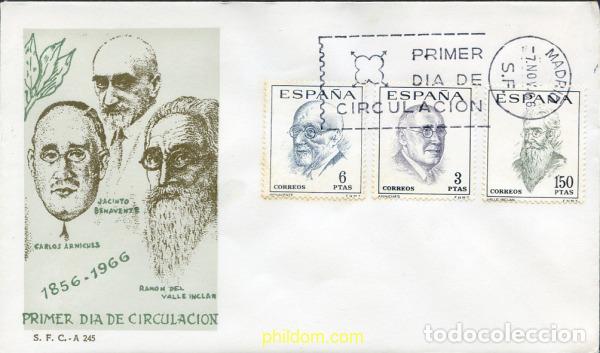 Sellos: 258556 MNH ESPA&Ntilde;A 1966 CENTENARIOS