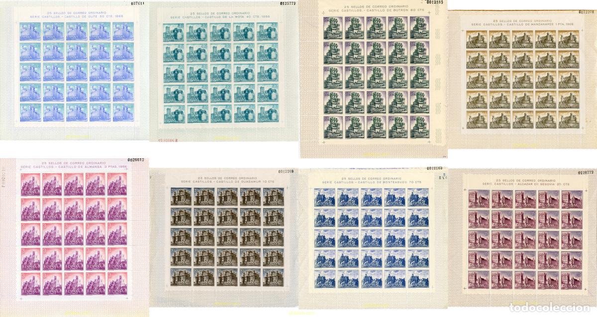 Sellos: 249740 MNH ESPA&Ntilde;A 1966 CASTILLOS ESPA&Ntilde;OLES