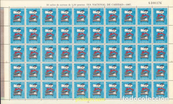 Sellos: 373767 MNH ESPA&Ntilde;A 1967 PRO CARITAS ESPA&Ntilde;OLA