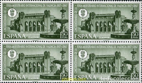 Sellos: 324407 MNH ESPA&Ntilde;A 1967 50 ANIVERSARIO DE LA FERIA INTERNACIONAL DE VALENCIA