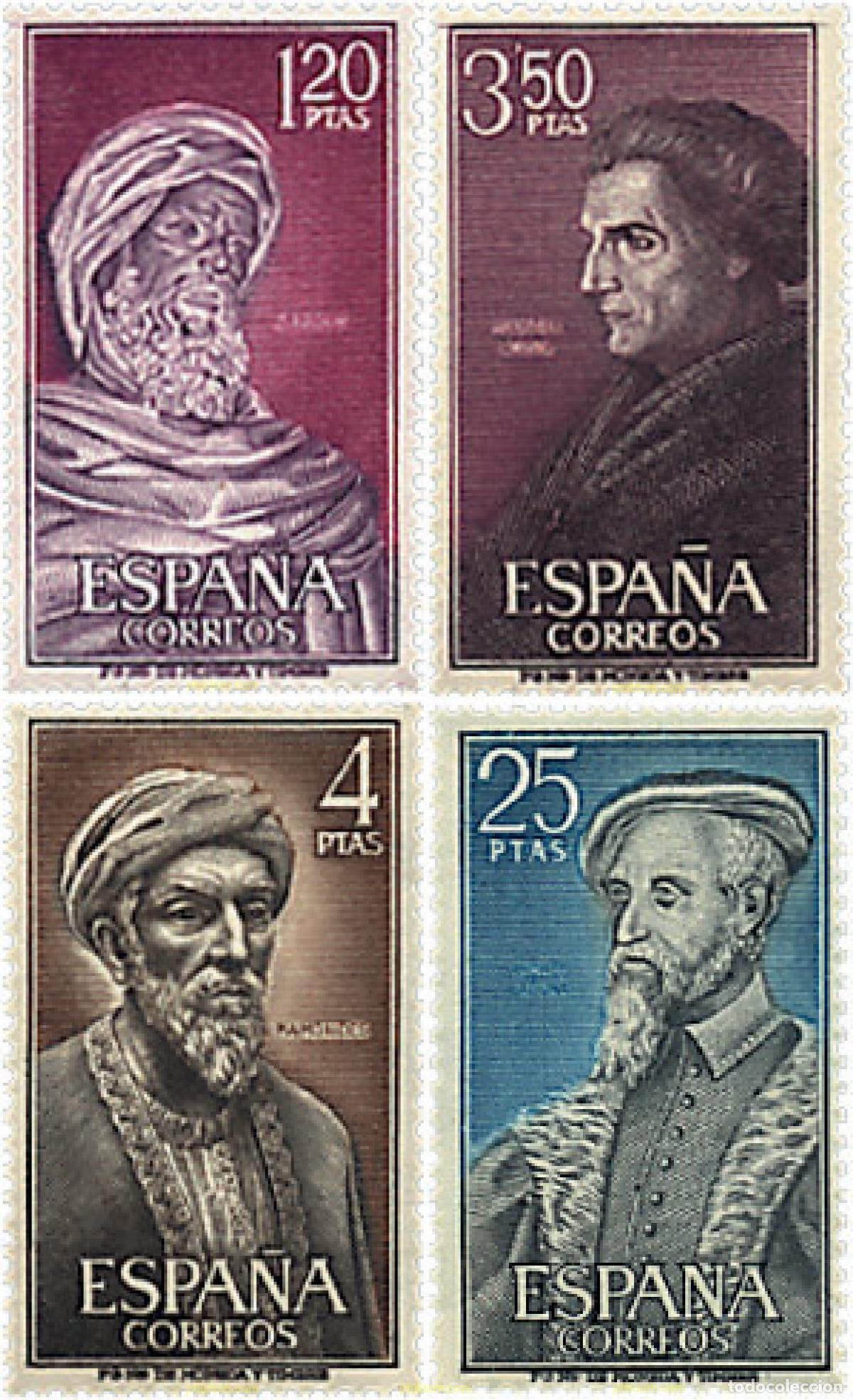 Sellos: 84663 MNH ESPA&Ntilde;A 1967 PERSONAJES ESPA&Ntilde;OLES
