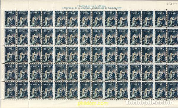 Sellos: 373775 MNH ESPA&Ntilde;A 1967 2 CENTENARIO DE LA CANONIZACION DE SAN JOSE DE CALASANZ