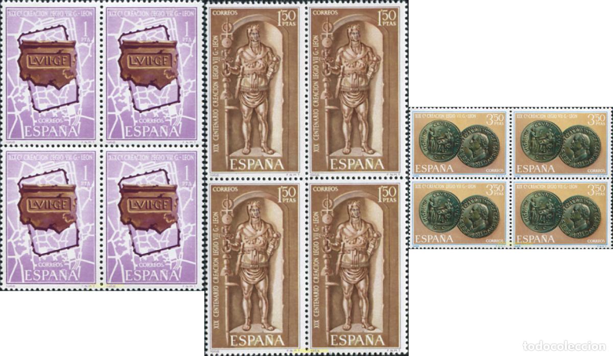 Sellos: 324410 MNH ESPA&Ntilde;A 1968 19 CENTENARIO DE LA CREACION DE LA LEGION VII GEMINA