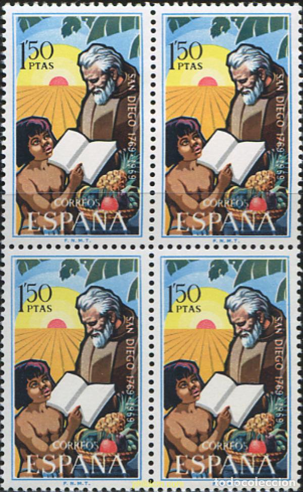 Briefmarken: 235830 MNH ESPA&Ntilde;A 1969 2 CENTENARIO DE LA FUNDACION DE SAN DIEGO, CALIFORNIA